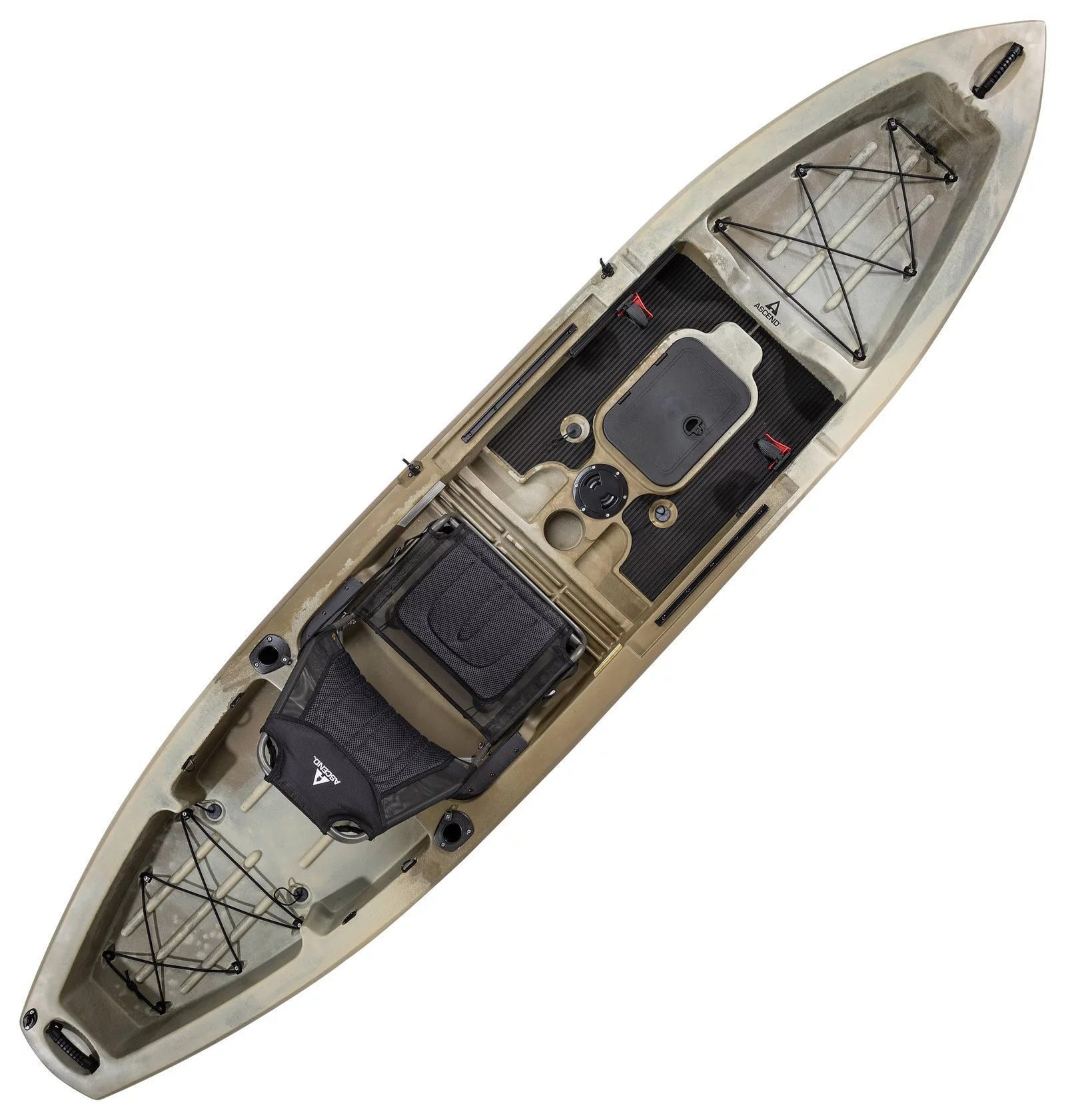 12 Ft Sit On Top Kayak with Adjustable Seat and Fishing Storage 12 Ft Sit On Top Kayak with Adjustable Seat and Fishing Storage - Image 1