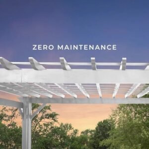 16 x 12 Steel Pergola with Power Outlets and USB Ports - Image 6