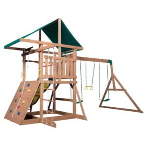 Wooden Outdoor Kids Swing and Play Set - Image 3
