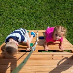 Wooden Outdoor Kids Swing and Play Set - Image 7