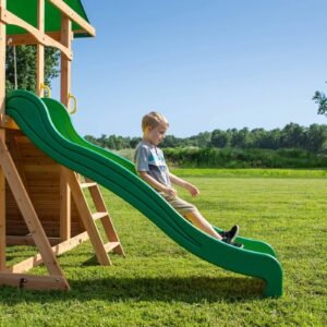 Wooden Outdoor Kids Swing and Play Set - Image 8