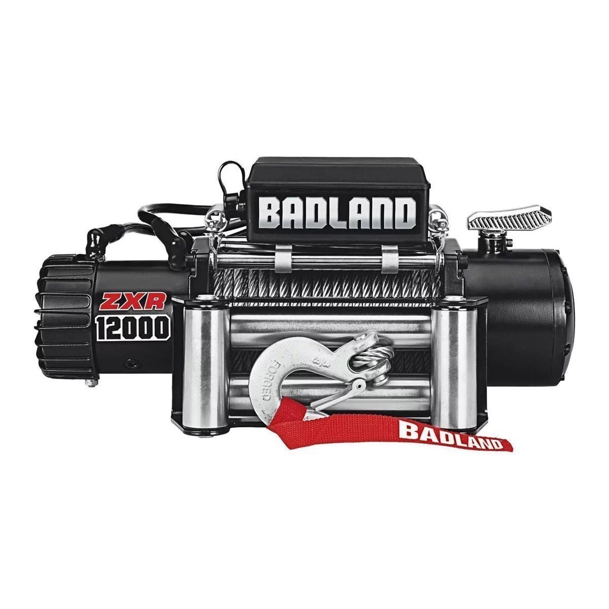 Badland ZXR 12000 Winch Electric Vehicle Recovery Winch with Wire Rope & Remote Control Badland ZXR 12000 Winch Electric Vehicle Recovery Winch with Wire Rope & Remote Control - Image 1