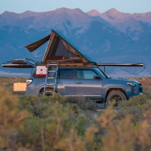 v2.0 Lightweight Rooftop Tent with Telescoping Ladder and 1.5-Inch Memory Foam Mattress - Image 4