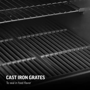 Char-Griller Texas Trio Grill Dual Fuel Gas Charcoal Smoker - Image 3
