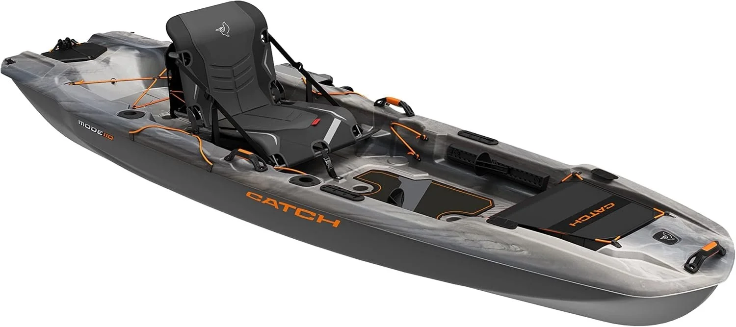 Sit On Top Fishing Kayak 10.8 Foot with Adjustable Seat 375 lb Capacity Sit On Top Fishing Kayak 10.8 Foot with Adjustable Seat 375 lb Capacity - Image 1