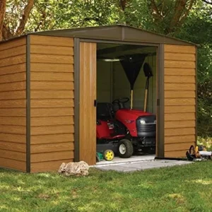 Arrow Woodridge Steel Storage Shed - Image 2
