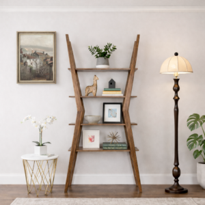 Bookcase with Storage Compartments Indoor Storage and Display Unit