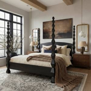 Low Profile Bed Frame Indoor Residential Bedroom Furniture