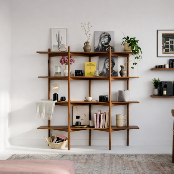 Modern Bookcase Storage Unit Indoor Shelving and Display Furniture