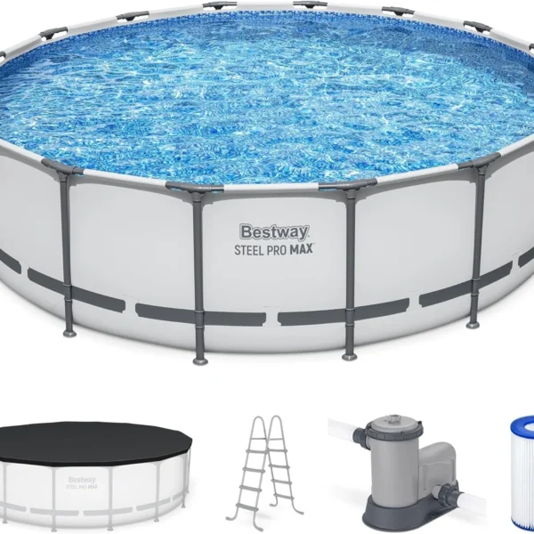 16 Foot Round Above Ground Pool Set