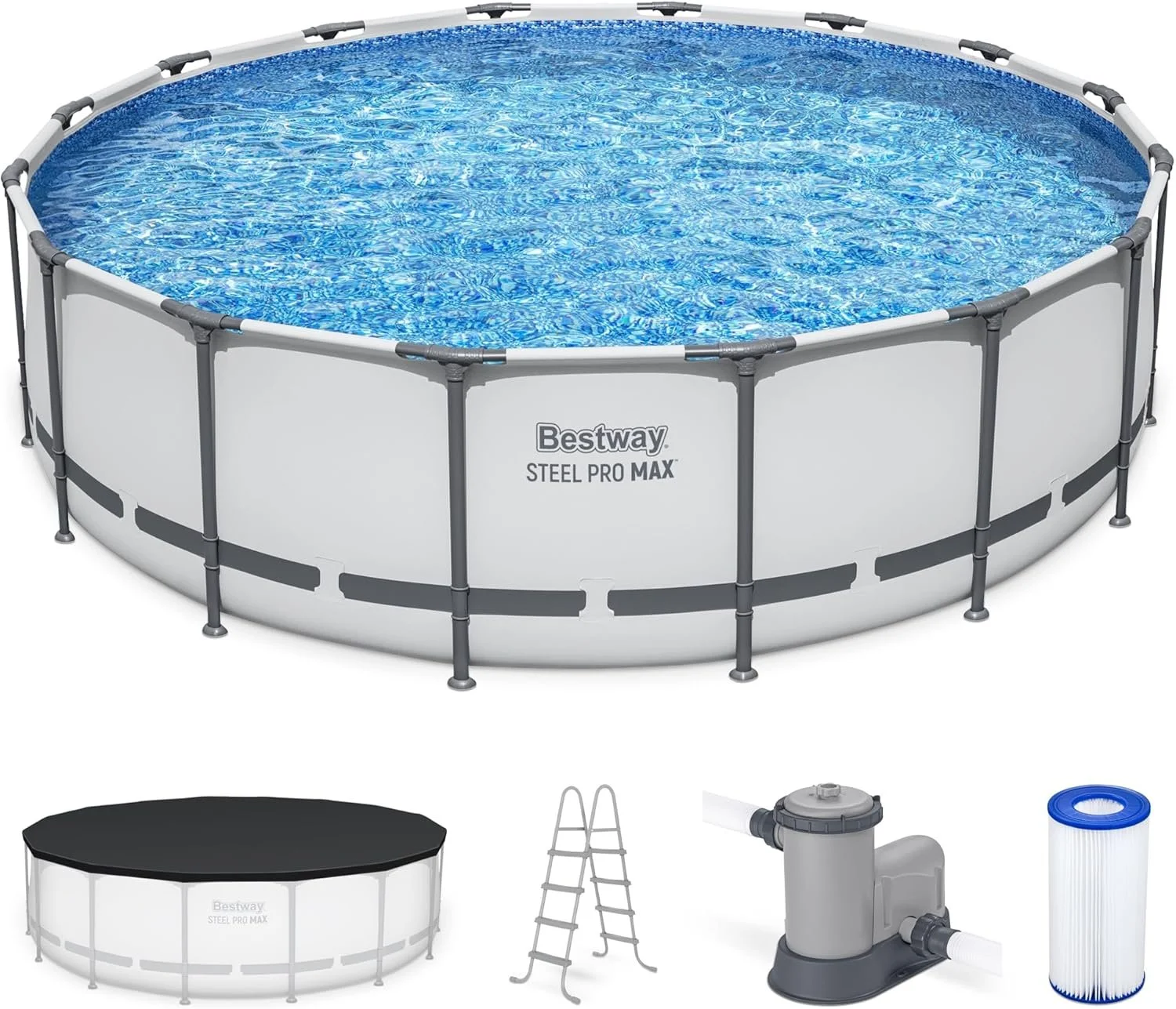 16 Foot Round Above Ground Pool Set 16 Foot Round Above Ground Pool Set - Image 1