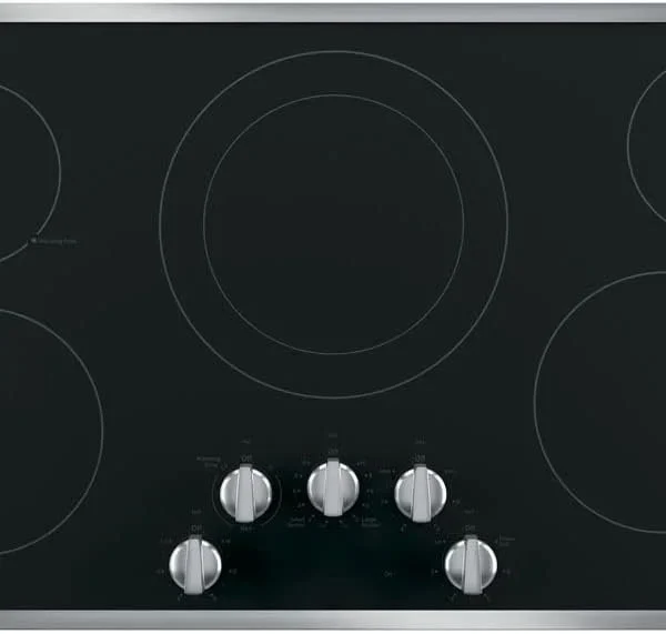 GE 36 Inch Electric Cooktop JP3036SLSS with 5 Radiant Elements