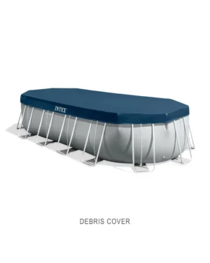 Intex Prism Frame Oval Pool 20ft x 10ft x 48in Above Ground Pool Set - Image 2