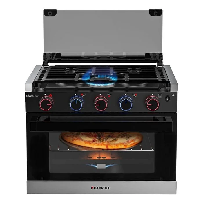 RV Propane Oven Stove 3-Burner Cooktop with 1.27 Cu. Ft. Oven RV Propane Oven Stove 3-Burner Cooktop with 1.27 Cu. Ft. Oven - Image 1