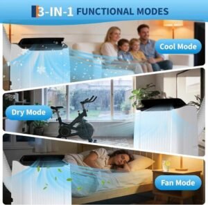 14000 BTU 5-in-1 Portable Air Conditioner - Image 3