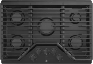 GE 30 Inch Gas Cooktop JGP5030DLBB with 5 Sealed Burners - Image 5