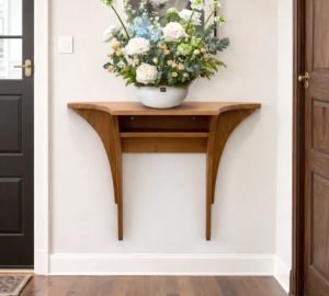 Minimalist Indoor Console Table for Entryway Hallway and Living Room