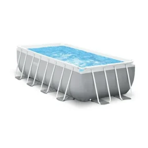 16 Foot Rectangular Above Ground Pool 8 x 16 Ft with Filter Pump